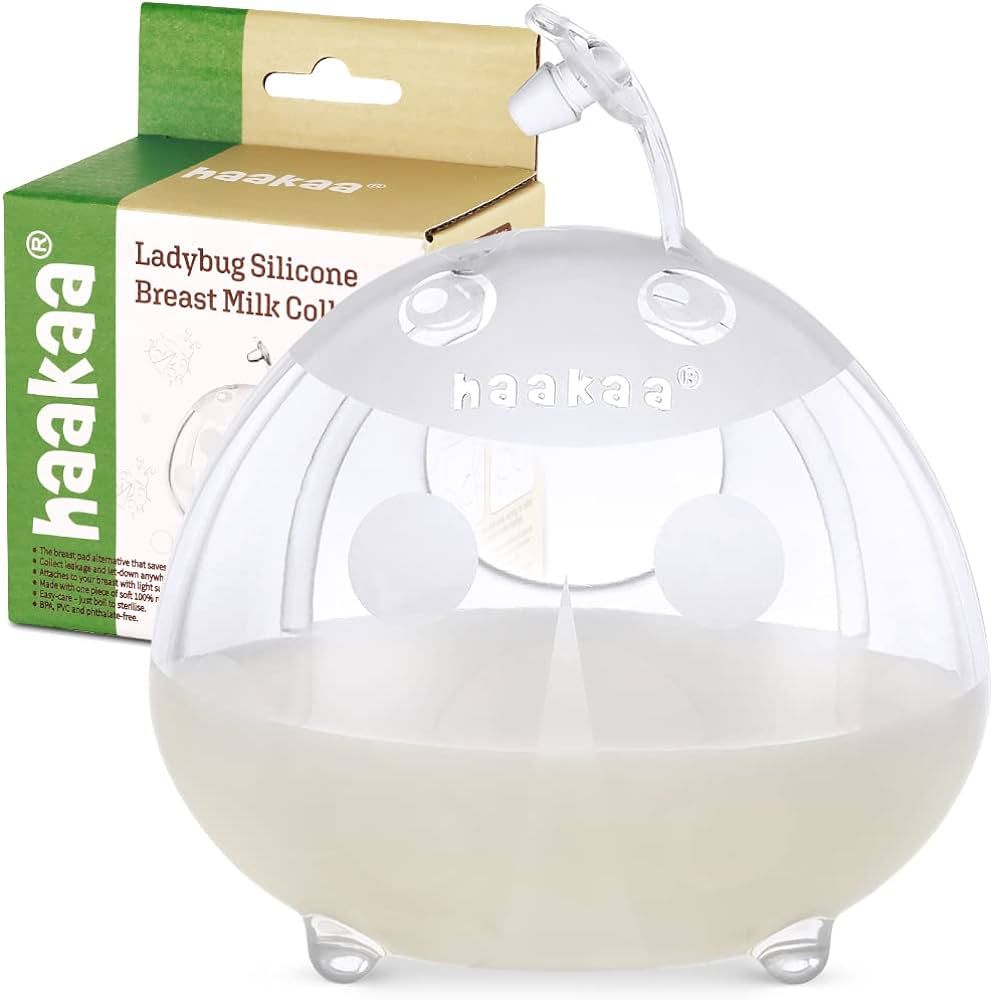 haakaa Ladybug Milk Collector Breast Milk Saver Breast Shell for Breastfeeding, Collect Breastmil... | Amazon (US)