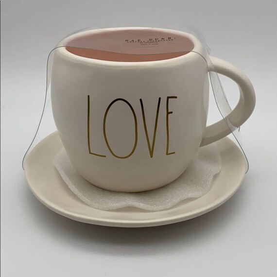 LOVE Teacup and Saucer | Etsy (US)