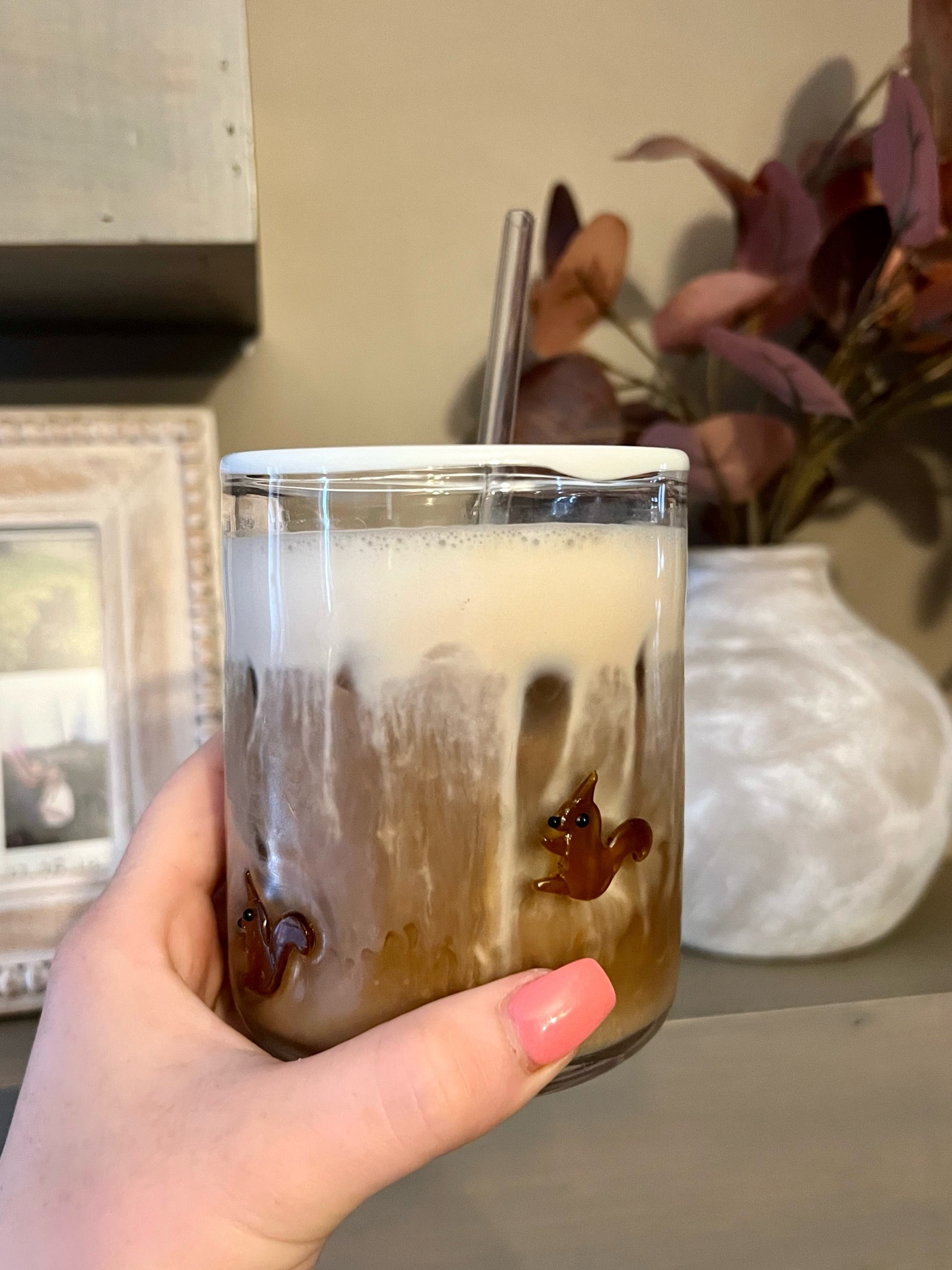 Squirrel icon juice glass… personally used for coffee #anthropologie #glass #glassware #coffee #icon #squirrel #home #kitchen 

#LTKSeasonal #LTKItBag #LTKHome