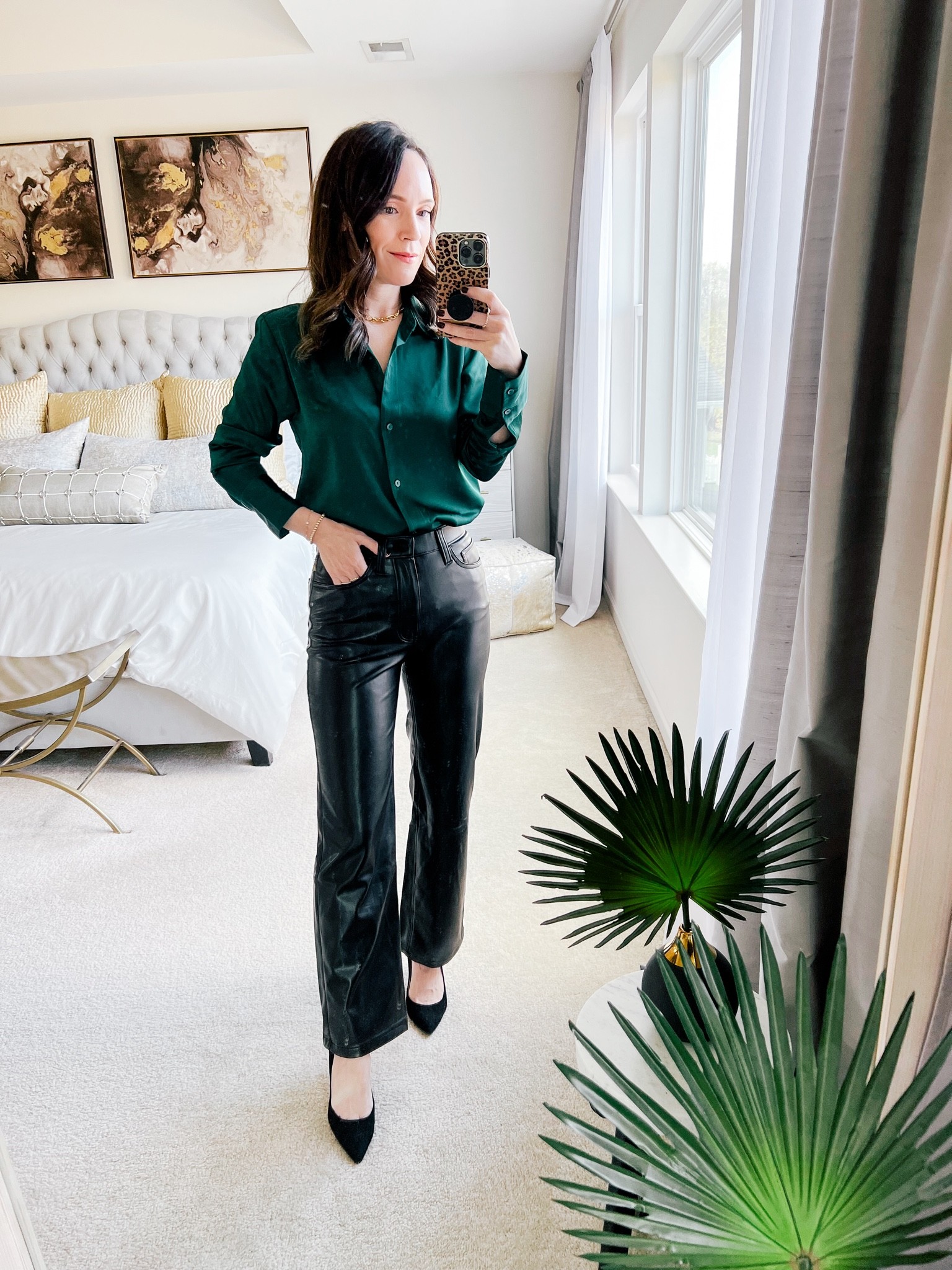 Faux leather jeans under $100

#LTKsalealert #LTKunder100