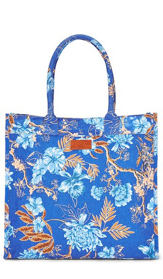 Eden Canvas Tote Bag in Azure | Revolve Clothing (Global)