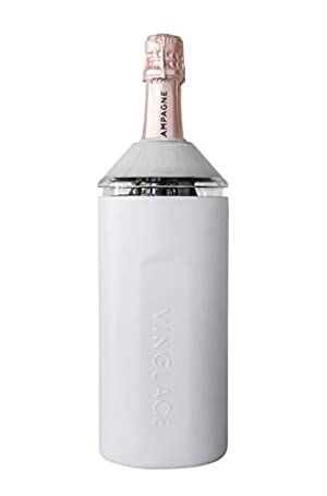 Vinglacé Wine Bottle Insulator | Stainless Steel | Double Walled | Vacuum Insulated | Tritan Plastic | Amazon (US)