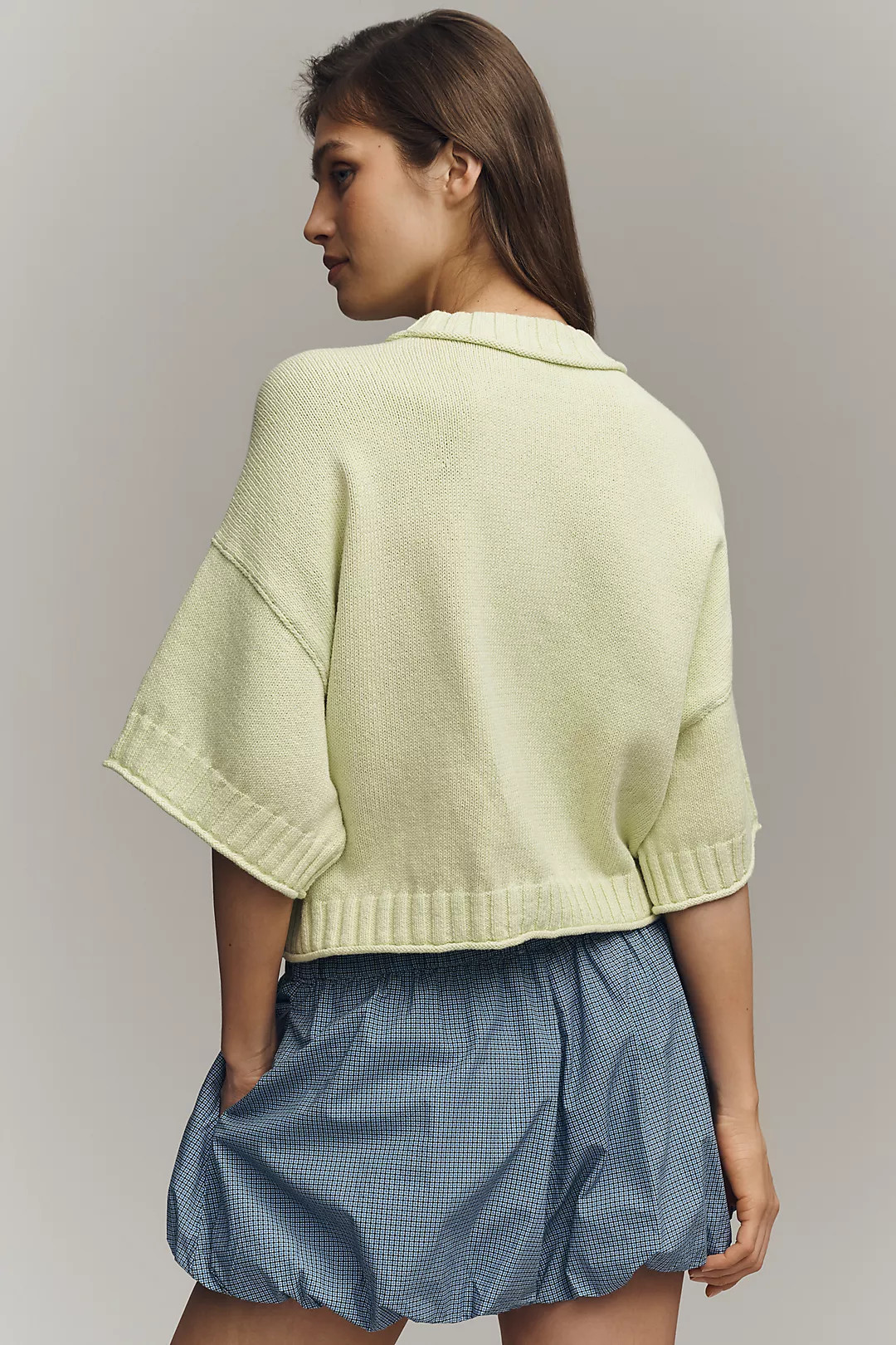 The Goldie Cotton Crew-Neck Sweater | Anthropologie (US)