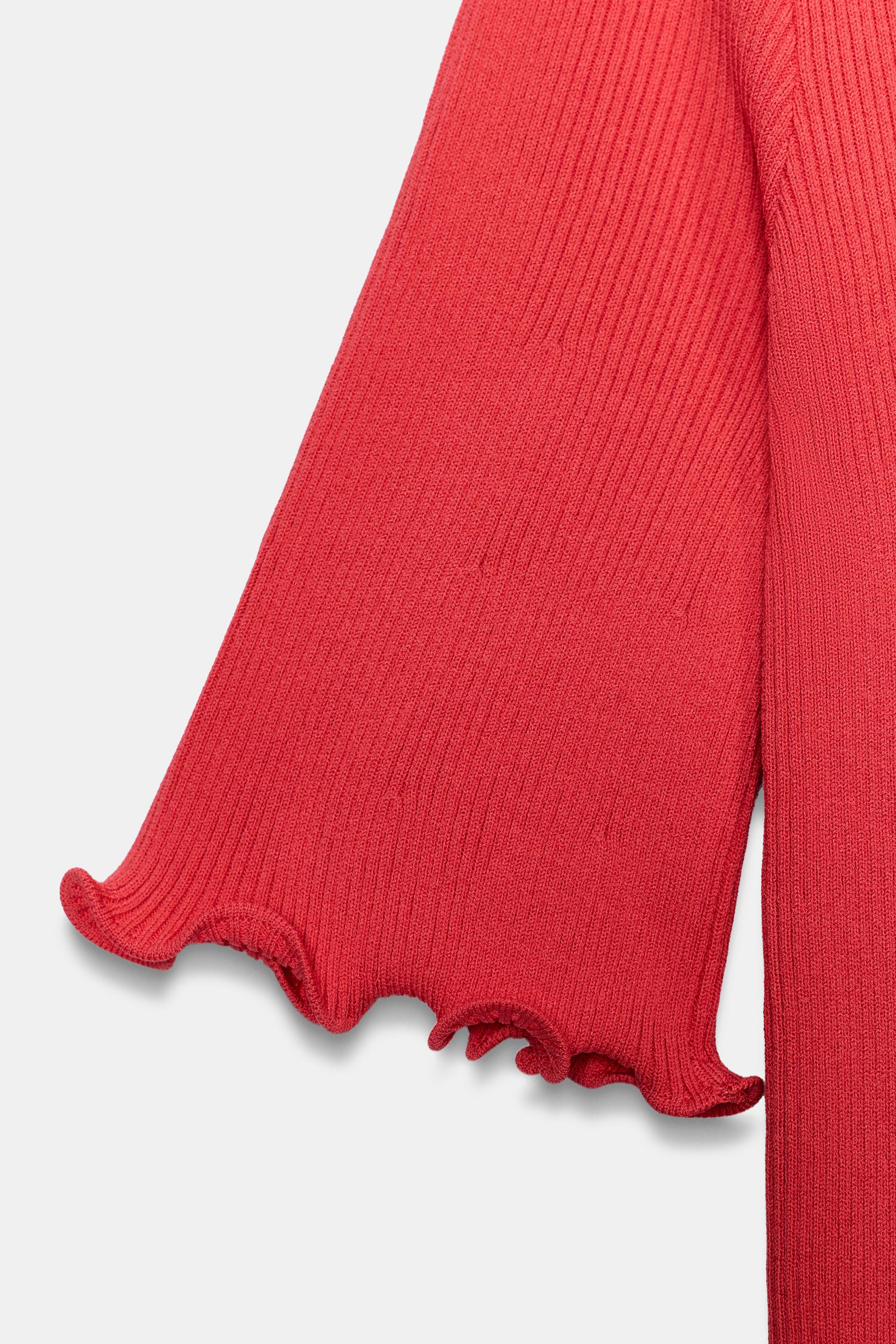 SHORT RIB KNIT DRESS | Zara US