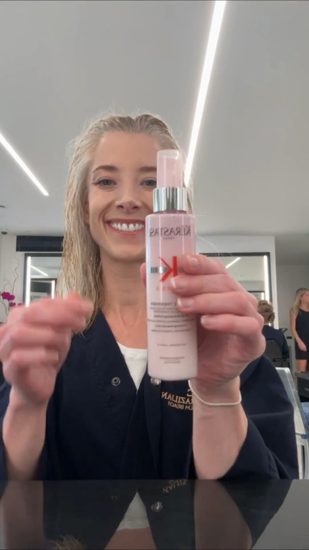 🩷 Featured: Kerastase Genesis Défense Thermique Anti Hair-Fall Fortifying Blow-Dry Fluid, 5.1 Ounce
Grwm as I prep my hair for a blowout! Post hair color process. Gift guide alert for beauty and Haircare lovers ! 

The Genesis collection, professionally formulated, aims to strengthen hair and reduce breakage. It boasts a remarkable 97% reduction in hair fall caused by breakage from brushing, along with an impressive 89% increase in nourished hair.

Genesis Defense Thermique Heat Protecting Spray by Kérastase is a heat-protectant leave-in spray designed to fortify hair and prevent split ends. Additionally, it offers up to 24 hours of frizz protection.

#LTKGiftGuide #LTKgrwm #LTKBeauty