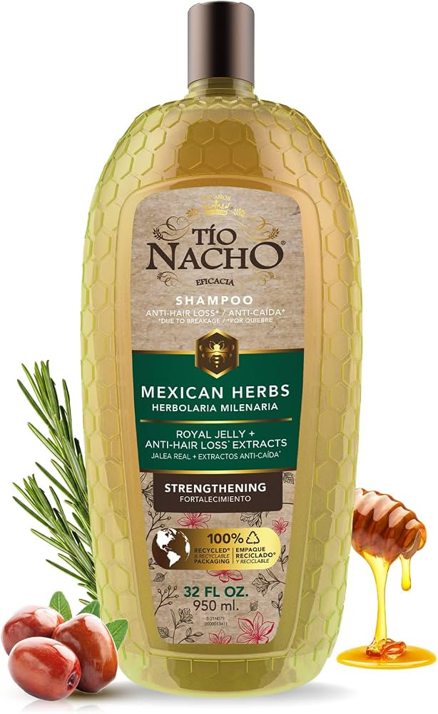 Tio Nacho Mexican Herbs Shampoo, Strengthening, Anti Hair Loss & Anti Breakage with Royal Jelly, ... | Amazon (US)
