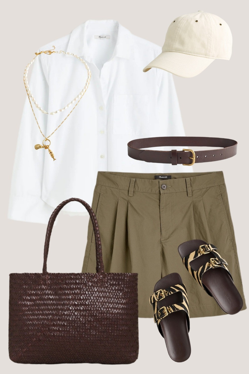 Styling these khaki green tailored shorts from Made well! This look is casual yet put together all at once. 

#LTKootd
