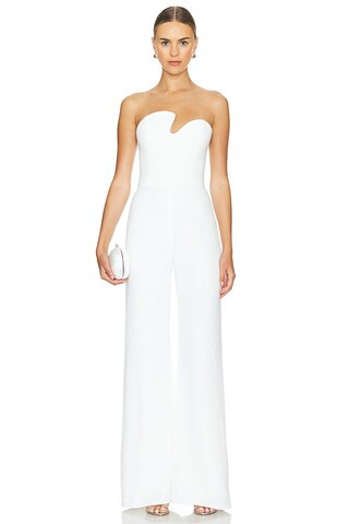 Costanza Jumpsuit in Ivory | Revolve Clothing (Global)