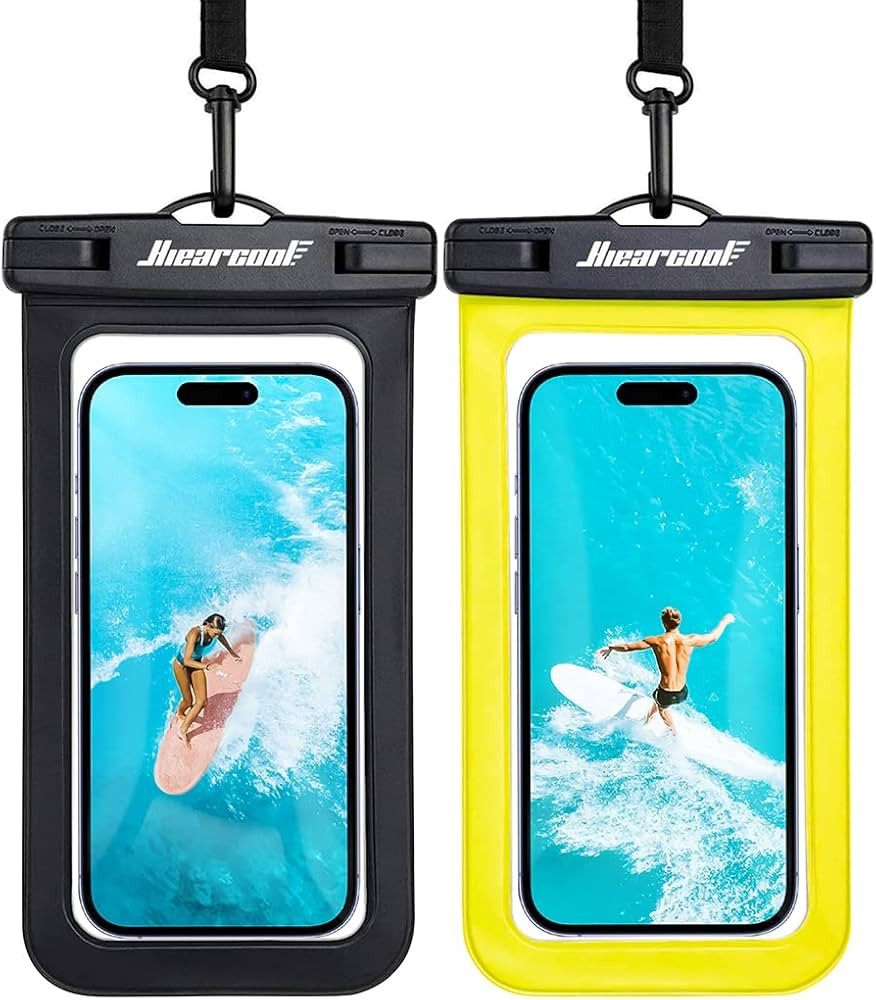 Hiearcool Waterproof Phone Pouch,Waterproof Cell Phone Dry Bag for iPhone,Universal Waterproof Ca... | Amazon (US)
