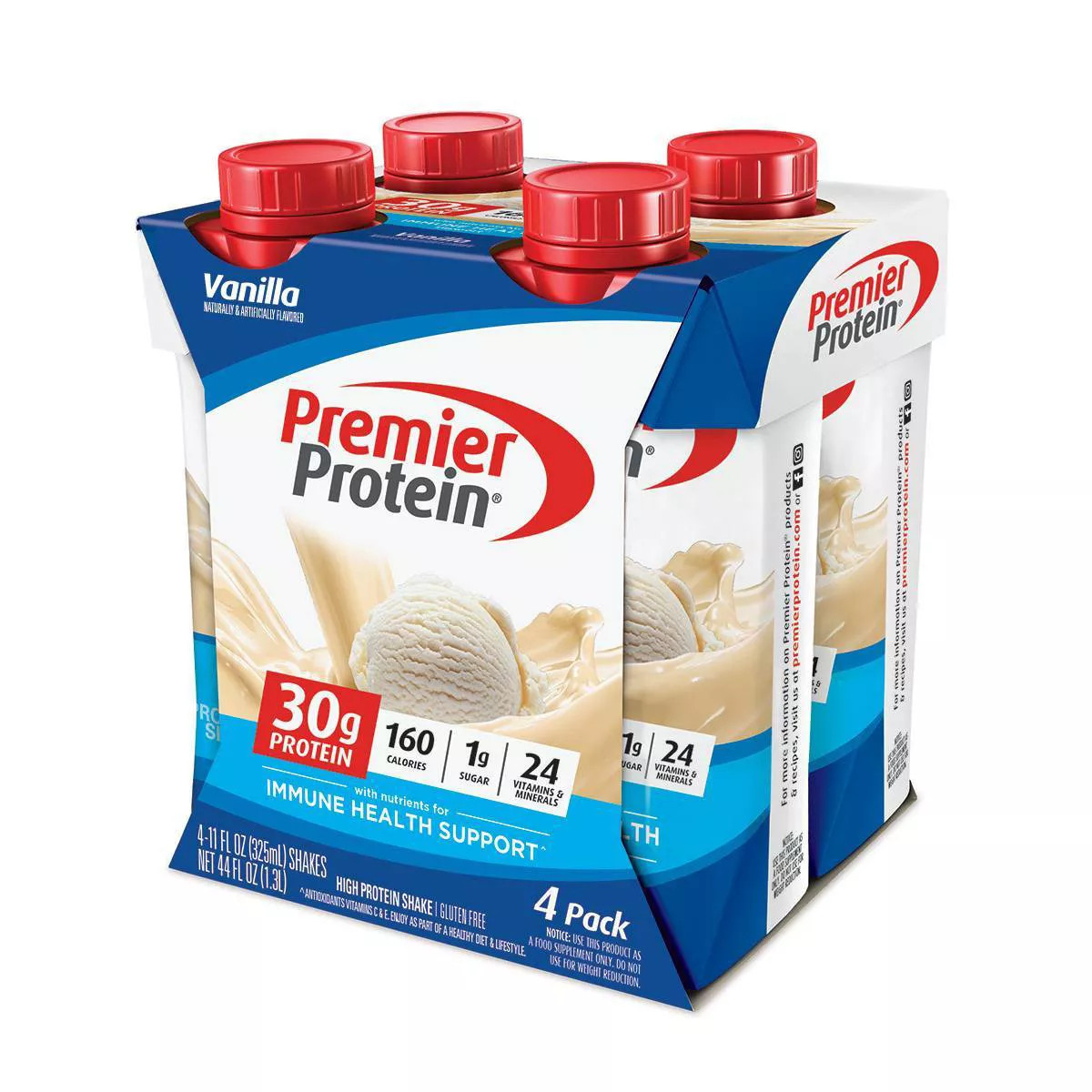 Premier Protein Nutritional Shake - Vanilla - 11 fl oz/4pk | Target