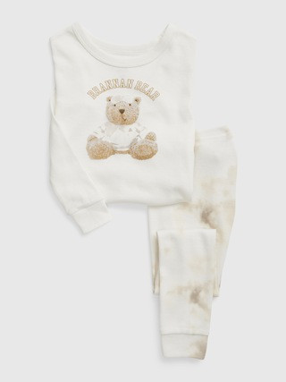 babyGap 100% Organic Cotton Brannan Bear PJ Set | Gap (US)