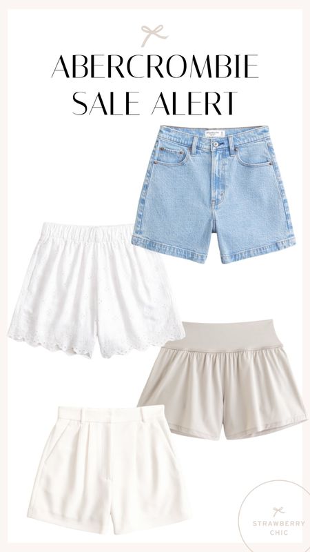 Abercrombie sale alert! 25% off all shorts!

Summer shorts / denim shorts // tailored shorts // athletic shorts 

#LTKSaleAlert #LTKSeasonal