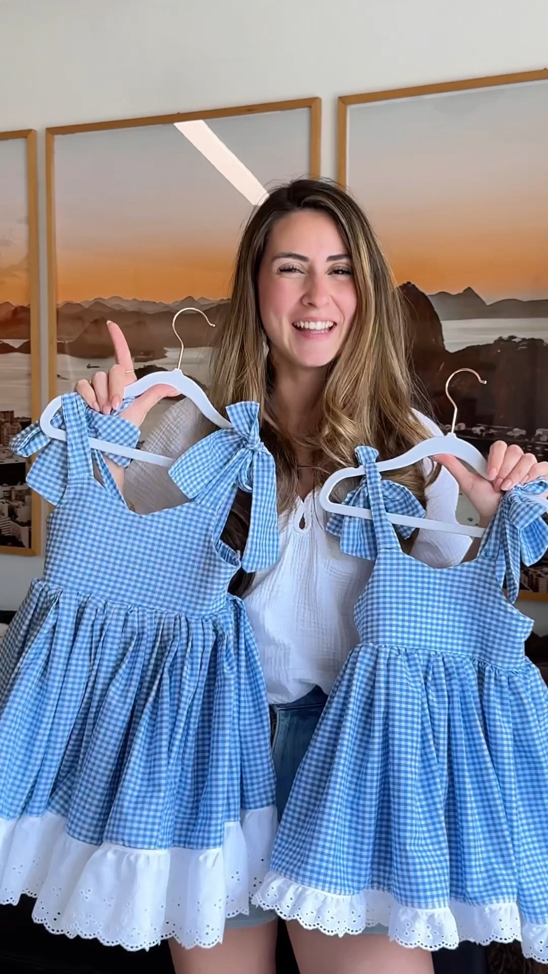 Full tutorial of how to make this dress! The pattern is linked on my linktree bio! 💕