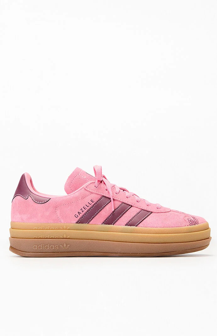 Adidas Women's Pink Gazelle Bold Sneakers - Size 7.5 | PacSun