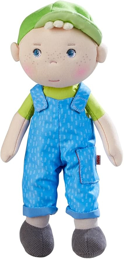 HABA Snug Up Soft Doll Till - 10" Soft Boy Doll with Blonde Hair (Machine Washable)       Send to... | Amazon (US)