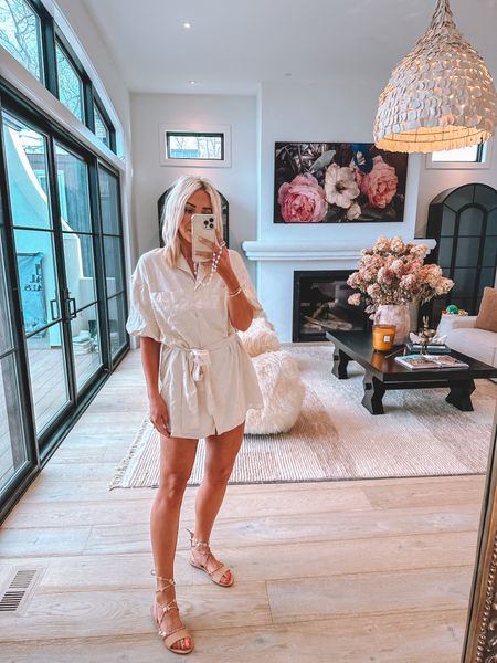 Such a cute little dress to dress up or down! Wearing a small 