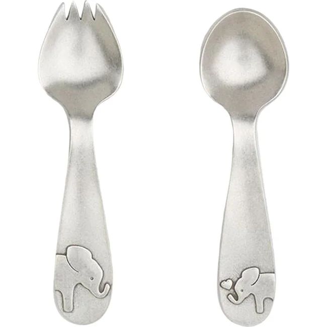 Elephant Spoon Set - Beehive Handmade By Age | Maisonette | Maisonette