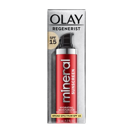 Olay Regenerist Mineral Sunscreen Face Moisturizer SPF 15 1.7 oz Pack of 2 | Walmart (US)