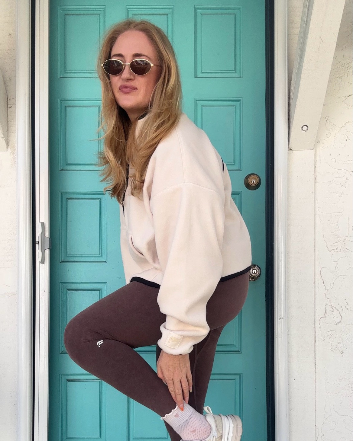 Fall layering with @fabletics #fableticspartner—cozy season is officially loading! ☕🍂 

Sharing all the details for my current go-to athleisure look featuring the softest fleece jacket and these chic mocha pants. Perfect for crisp morning walks, errands, or coffee dates. Shop the exact pieces directly through the link! ✨

Wearing M in both pieces! 

#LTKstyletip #LTKfit #Fabletics #FallStyle

Fabletics outfit, mocha pants outfit, fleece jacket styling, fall athleisure trends, autumn workout style, comfortable fall layers, women's activewear outerwear, casual everyday fashion, transitional weather outfits, Fabletics partner, LTK fall fashion

#LTKActive #LTKfitnessgoals #LTKselfcare