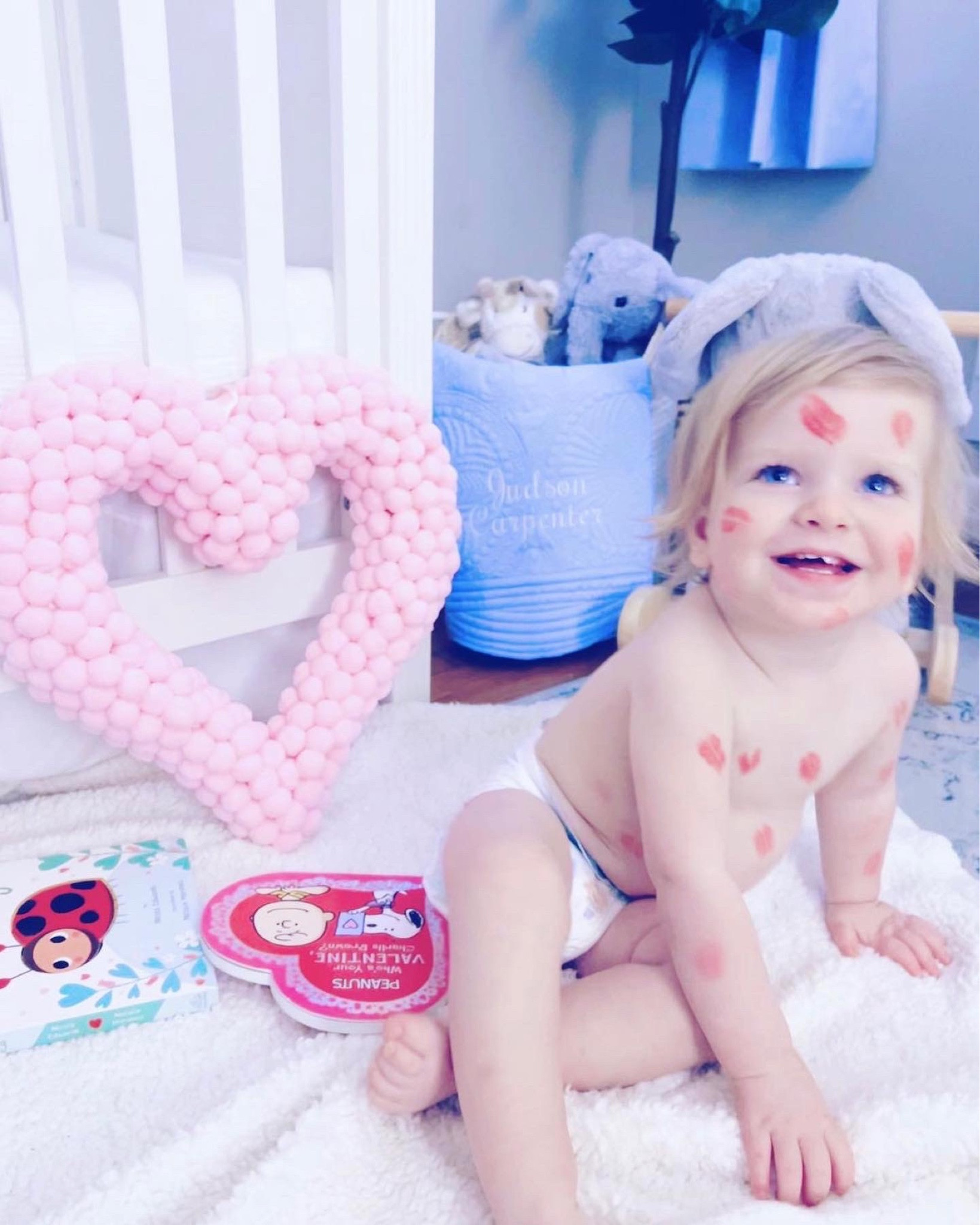 The sweetest Valentine’s morning YET with both of my cutie valentines 💝💐💖 - full of happy cards 💌 (from both boys 🥹), heart shaped Chick-fil-A biscuits 😍, frosted coffee 😋, Valentines goodies 💋, red roses 🌹 and gifts 🎁 from my honey 🍯- I am one blessed mama!!! 💕 #sweetestvalentinesdayyet 

Our day was full of all things love & sweetness - opening vday presents and cards 💌 (the biggest hit was the balloon 🎈, ofcourse!) 🎁, nap time snuggles with my little cuddle bug 🥰🐞, stealing kisses 😘💋 and shipping @emilymabrycreative orders with my little helper 🎨📬, our annual valentines dinner tradition at @wafflehouseofficial 🧇🍳, and night night valentines stories and giggles before bed 📖💖 - these are the memories I pray I will always remember!! Everything is more fun with our little Valentine baby boy - oh how we love you so!! 👼🏼💓 #ourlittlevalentine

…

#emilysayswes #judsoncarpentermabry #twentymonthsold #twentymonthold #twentymontholdbaby #twentymontholdbabyboy #judsonmonthbymonth #sweetjudson #oursweetboy #oneyearold #oneyearoldbaby #oneyearoldbabyboy #oneyearoldboy #gratefulmotherhood #motherhoodblog #motherhoodblogger #mommyblogger #februarymemories #thesearethedays #monthoflove #happyvalentinesday #forevervalentine #myvalentines #valentinesday2023 #liketkit #LTKbaby #LTKBeMine #LTKfamily @shop.ltk 