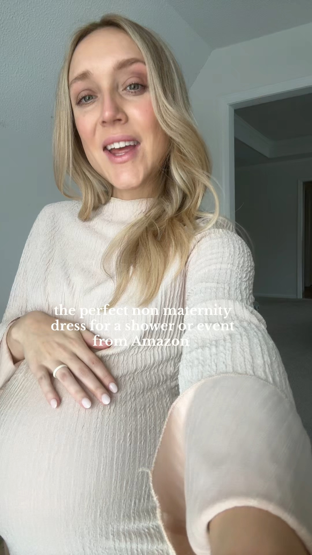 Amazon maternity dress 🤍

#LTKBaby #LTKBump