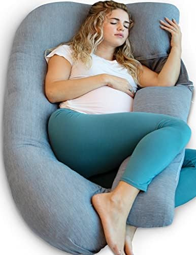 Pharmedoc Pregnancy Pillow, U-Shape Full Body Pillow and Maternity Support - Support for Back, Hi... | Amazon (US)