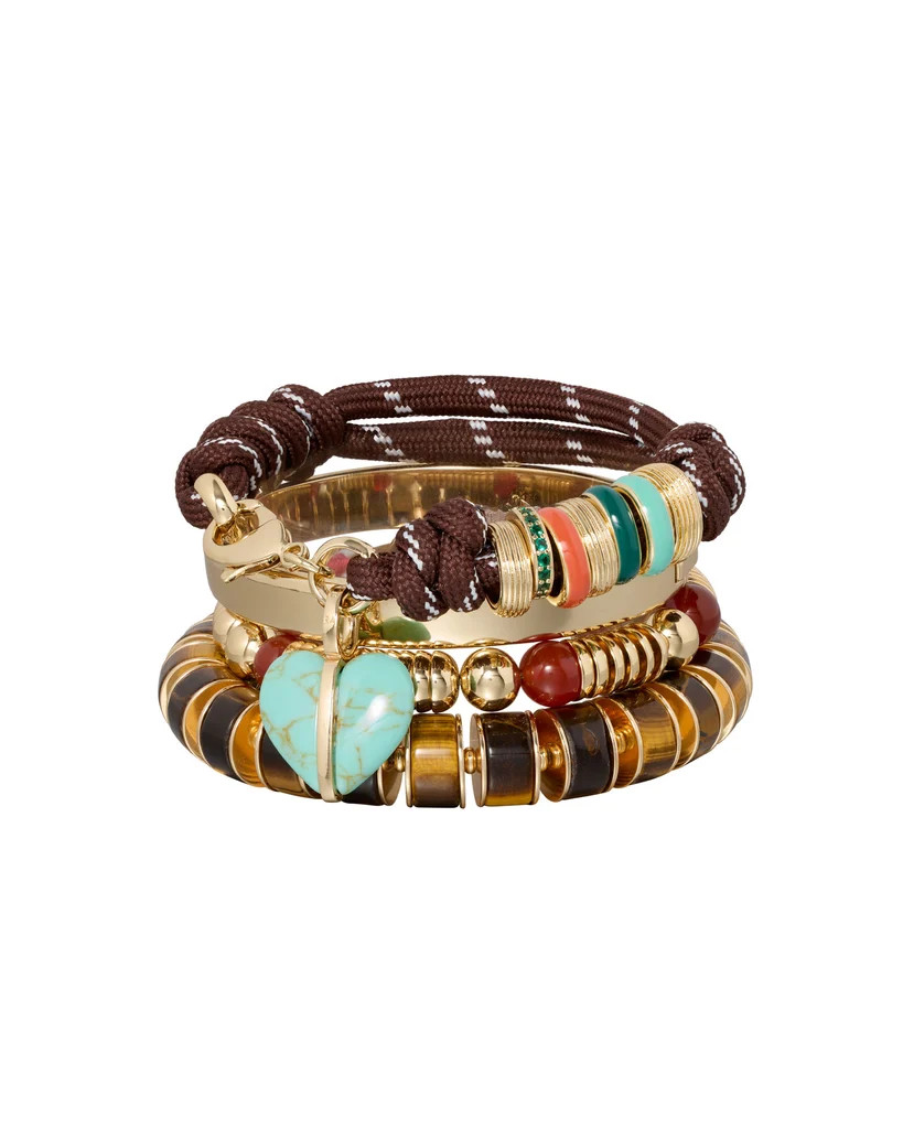 The Cocoa Bracelet Stack | Roxanne Assoulin
