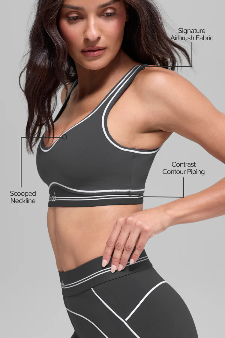 Airbrush Heart Throb Bra | Alo Yoga (US)