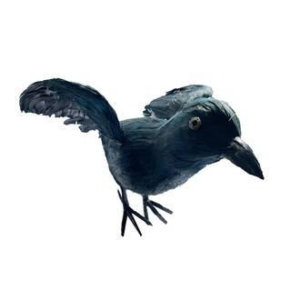8" Black Iridescent Flying Crow by Ashland® | Michaels | Michaels Stores