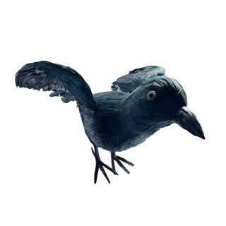 8" Black Iridescent Flying Crow by Ashland® | Michaels Stores