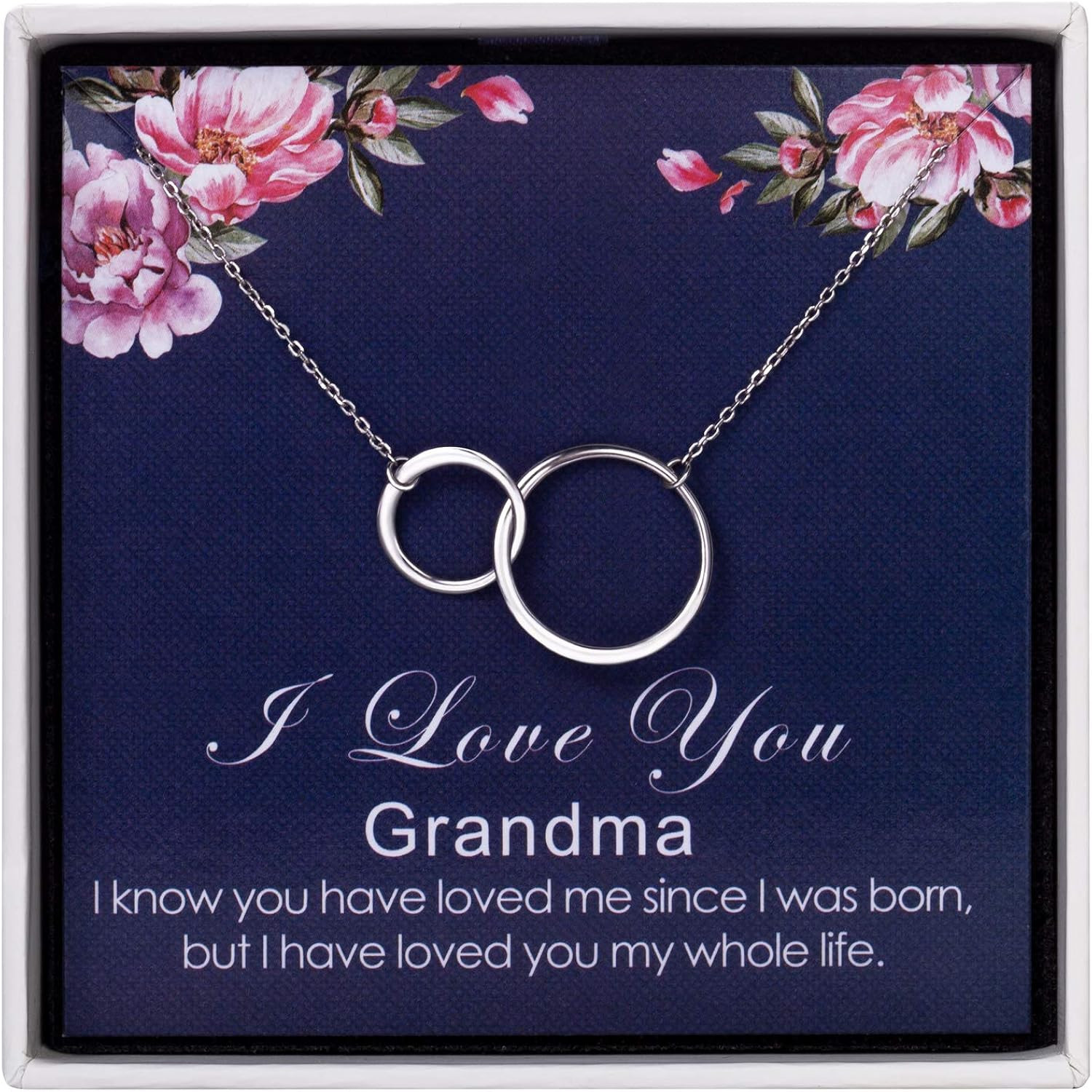 AM ANNIS MUNN from Daughter Mother Daughter Necklace 925 Sterling Silver Necklace Interlocking In... | Amazon (US)