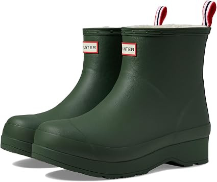 Hunter Play Short Sherpa Insulated Boot - Boots for Men - Textile Lining - Low Block Heel - Synth... | Amazon (US)