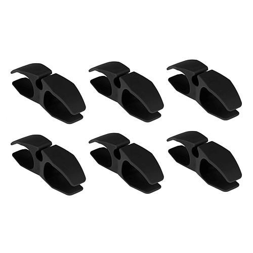 Improvements 6-piece Adhesive Cord Organizer for Kitchen Appliances - Black | HSN