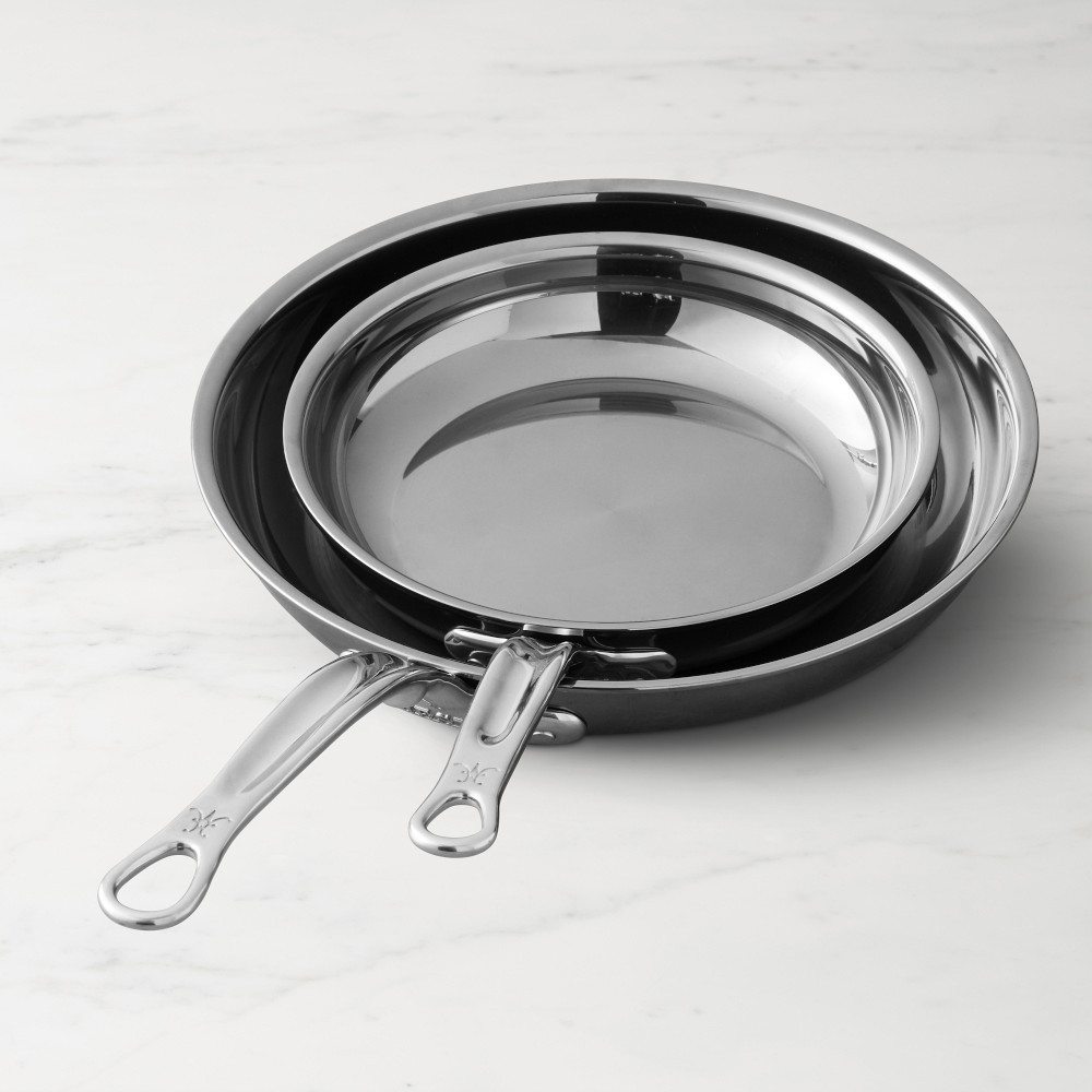 Hestan NanoBond® Titanium Stainless-Steel Skillet Fry Pan, Set of 2 | Williams-Sonoma