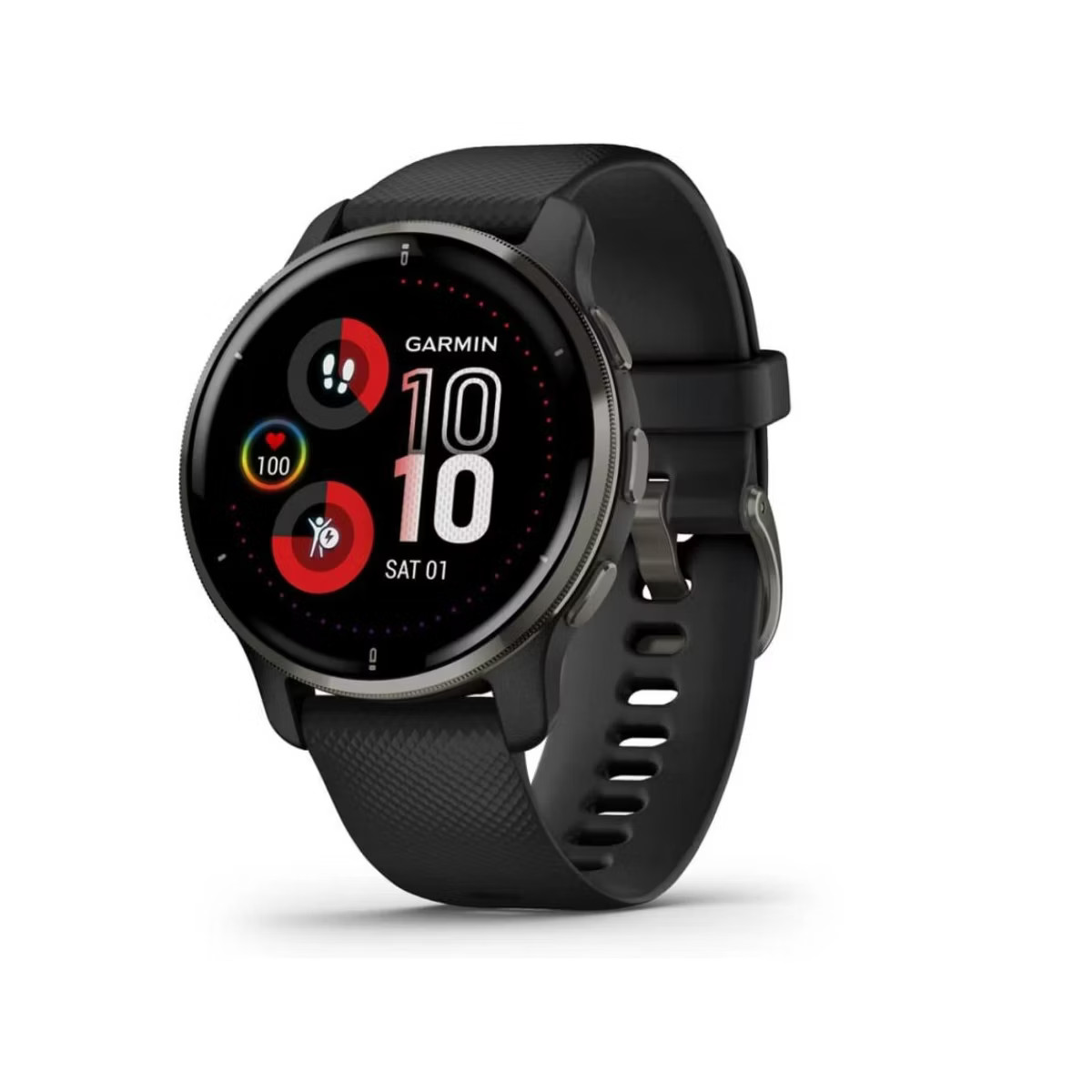 Refurbished: Garmin G010-N2496-01 Venu 2 Plus GPS Smartwatch Black – Manufacturer Refurbished | Target