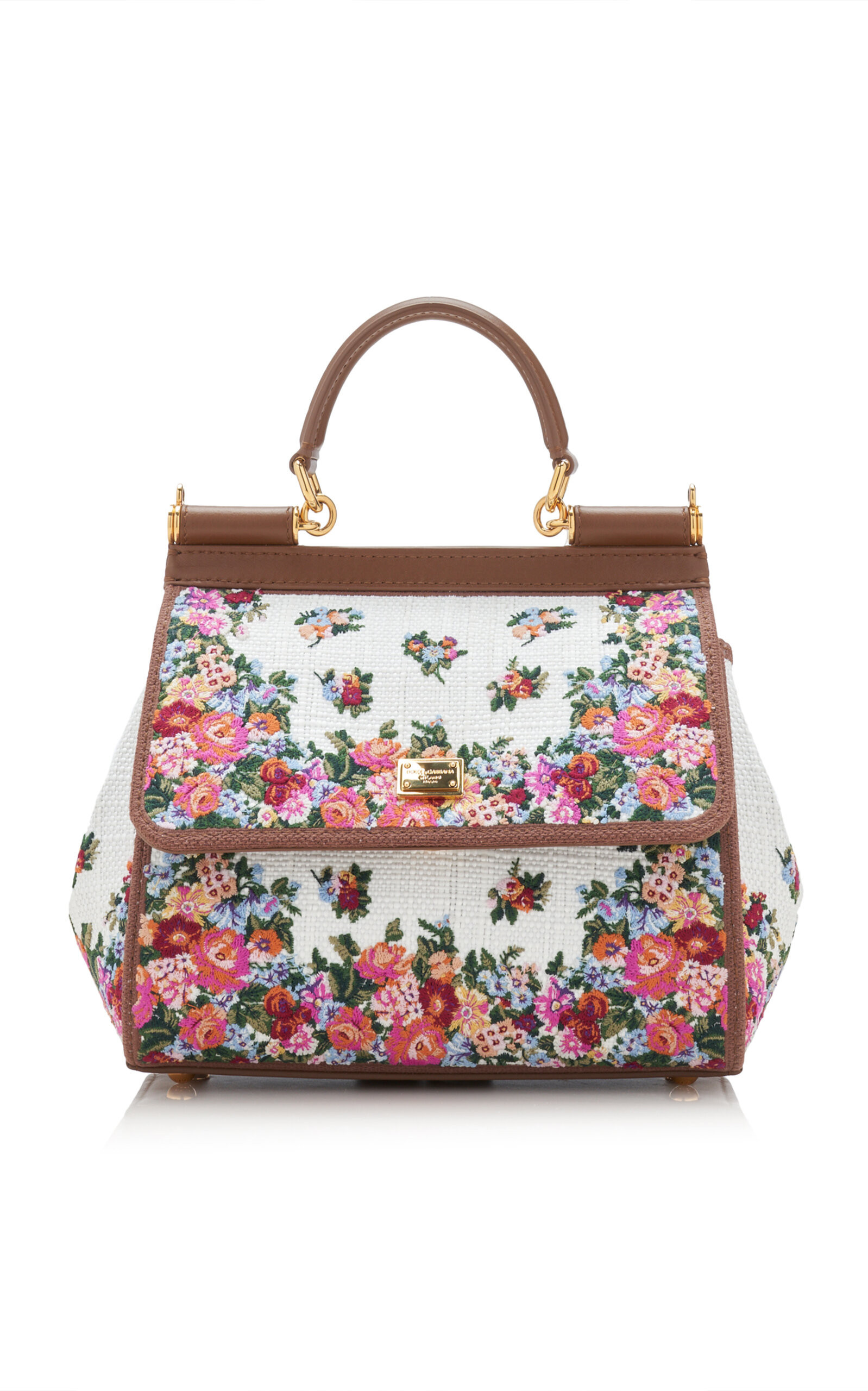 Dolce & Gabbana Re-Edition 2000's Sicily Canvas Floral Bag - Moda Operandi | Moda Operandi (Global)