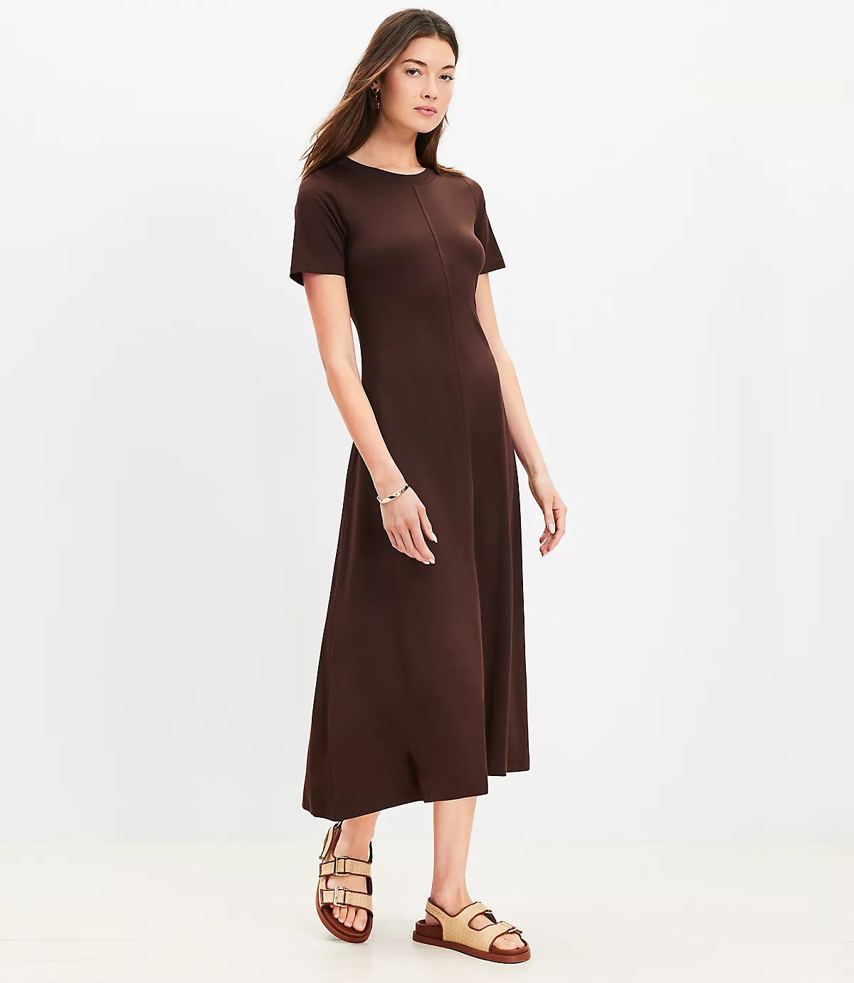 Short Sleeve Maxi Dress | LOFT
