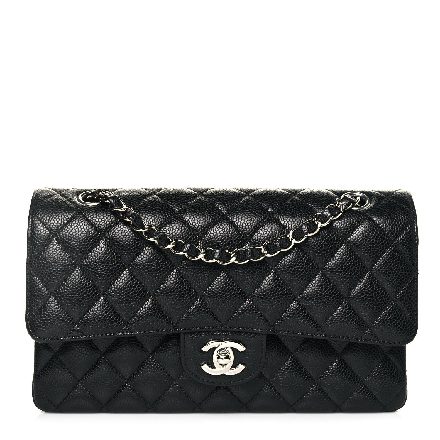 CHANEL

Caviar Quilted Medium Double Flap Black | Fashionphile