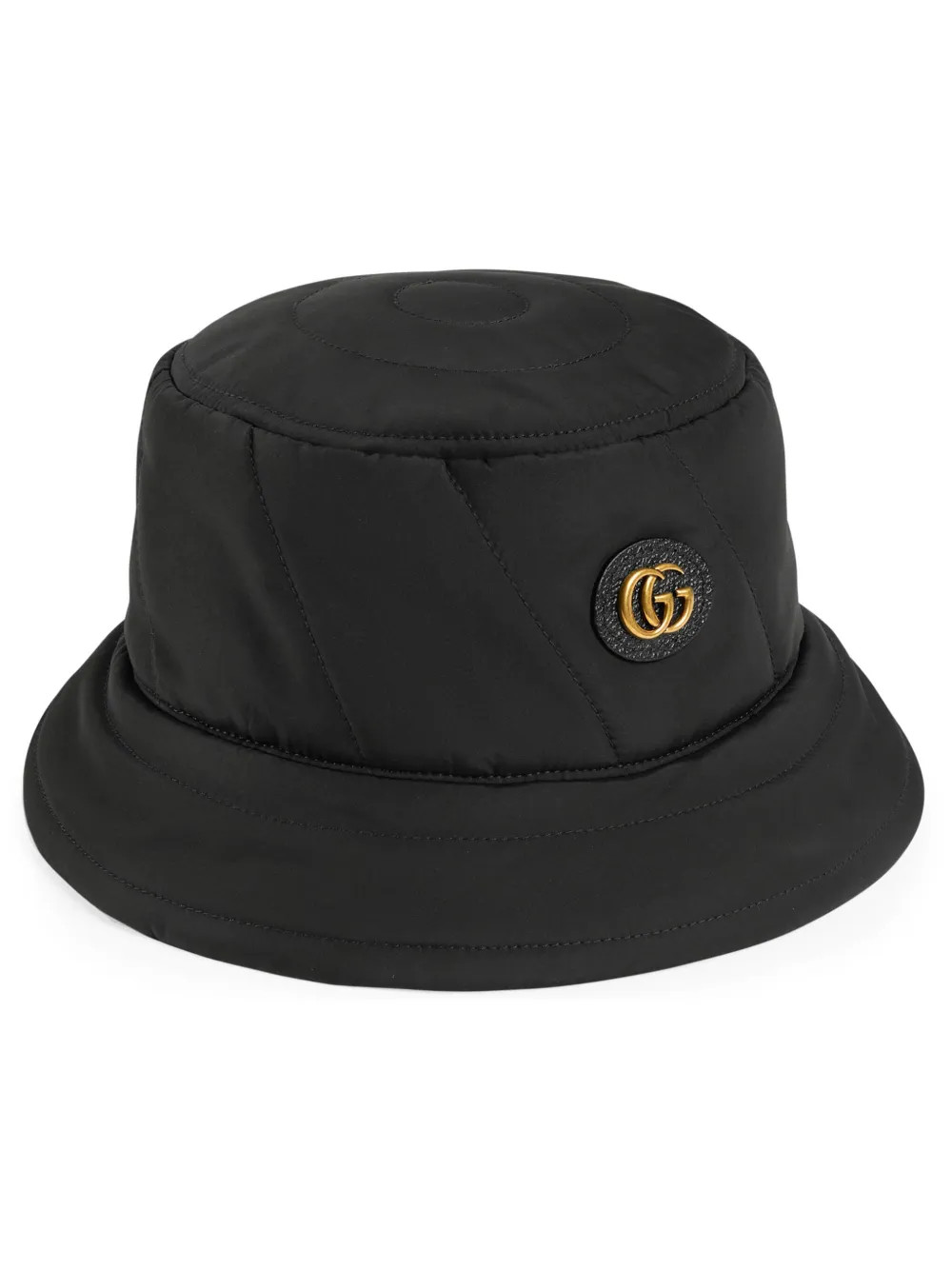 Gucci Double G-patch Quilted Bucket Hat - Farfetch | Farfetch Global