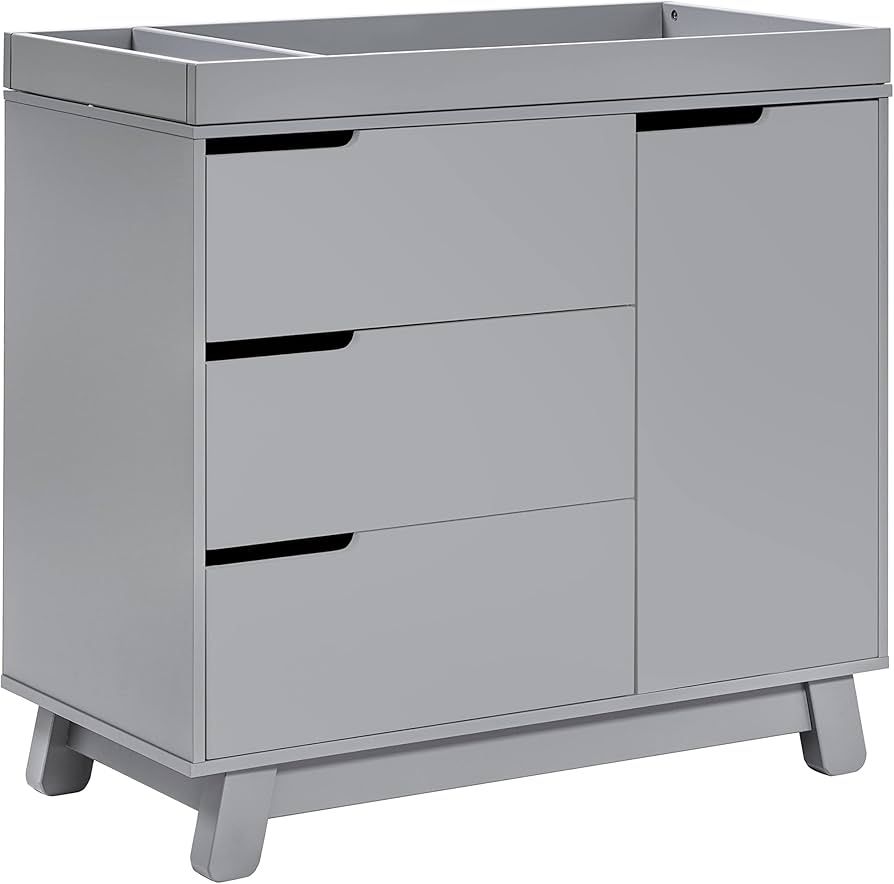 Babyletto Hudson 3-Drawer Changer Dresser with Removable Changing Tray in Grey, Greenguard Gold C... | Amazon (US)