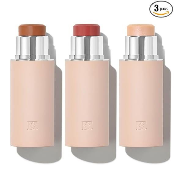 EarthsCure Glow Trio - 3 Piece Set. Contains a Bronzer, Blush, and Highlighter. Buildable Cream S... | Amazon (US)