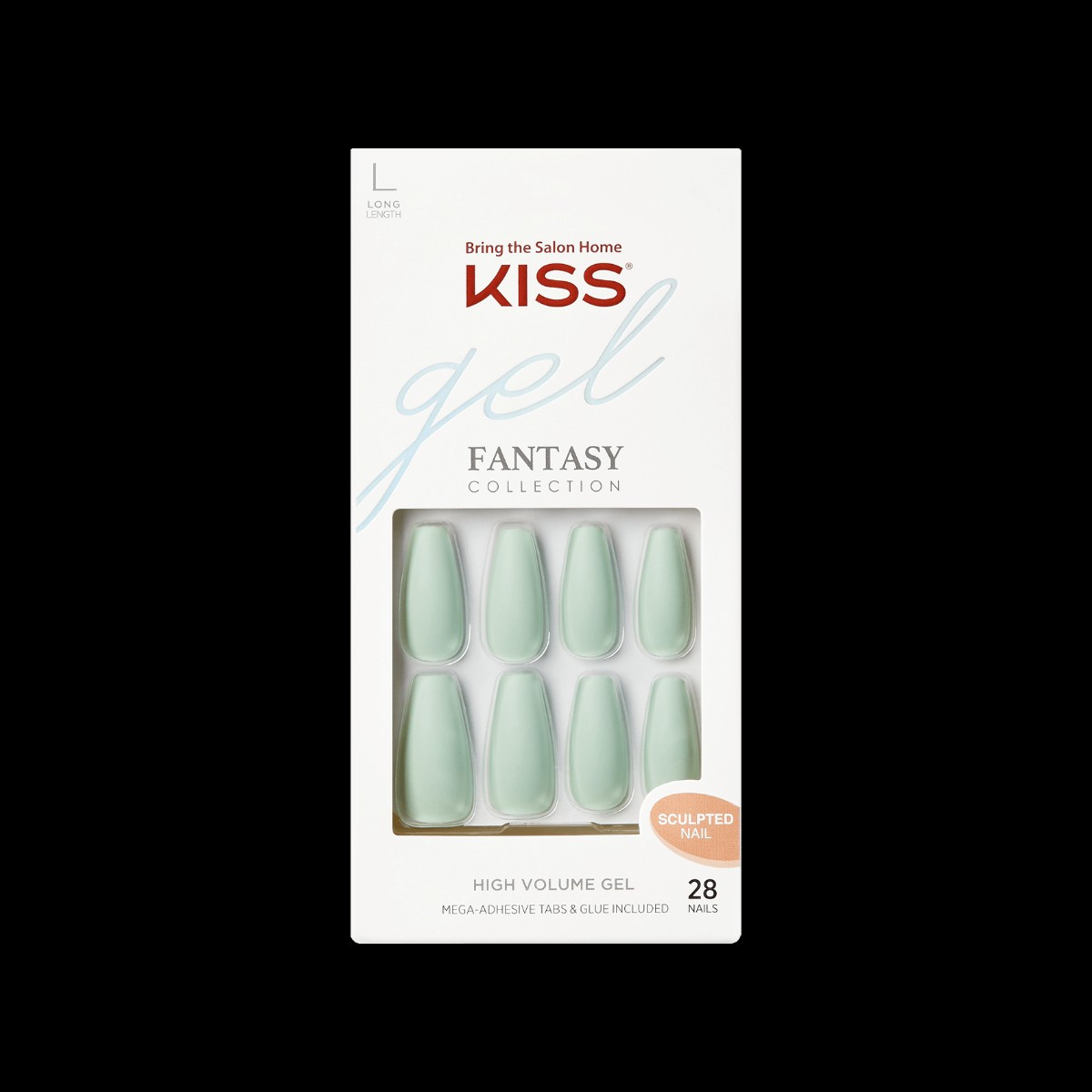 KISS Gel Fantasy Sculpted Nails- Blue Ocean | KISS, imPRESS, JOAH