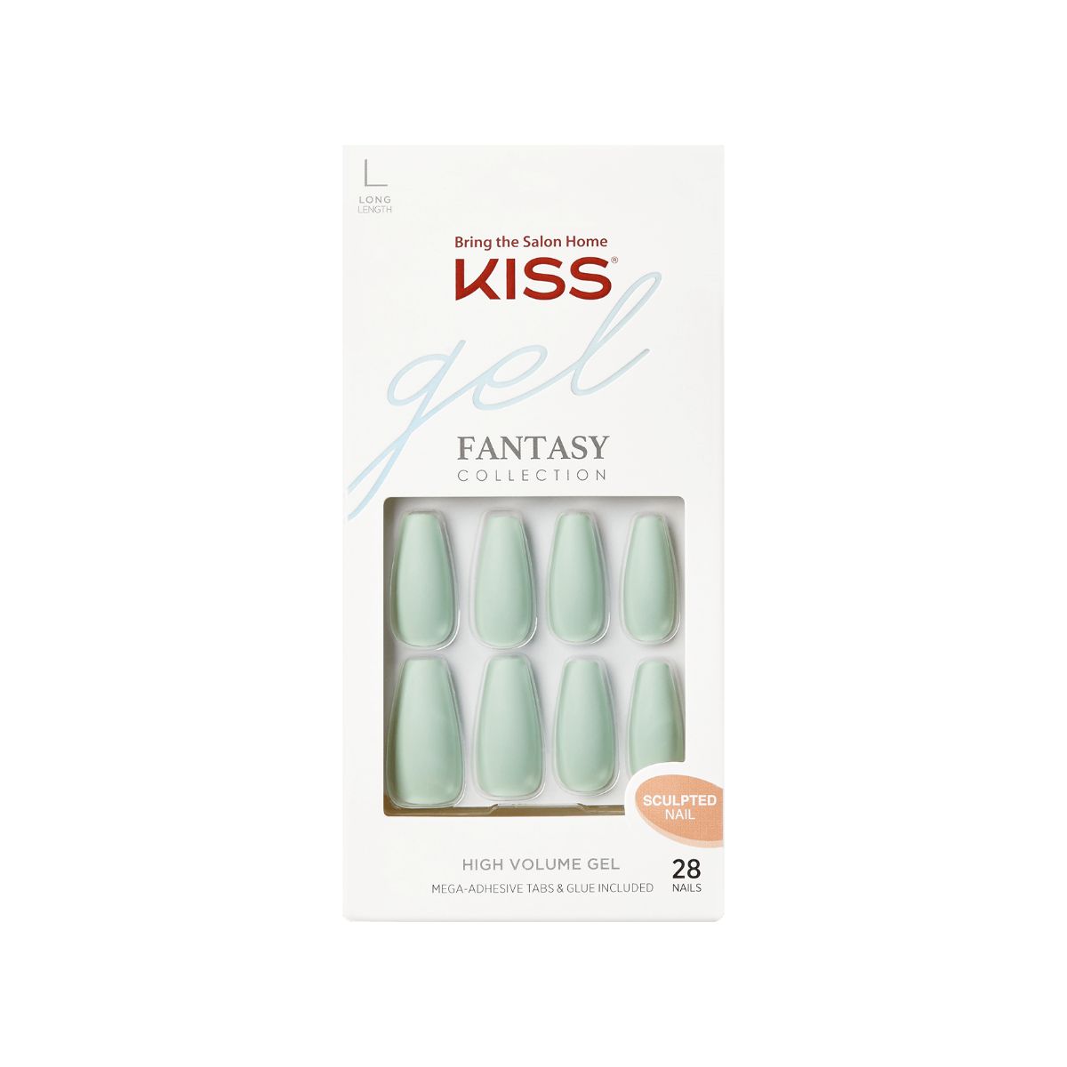 KISS Gel Fantasy Sculpted Nails- Blue Ocean | KISS, imPRESS, JOAH