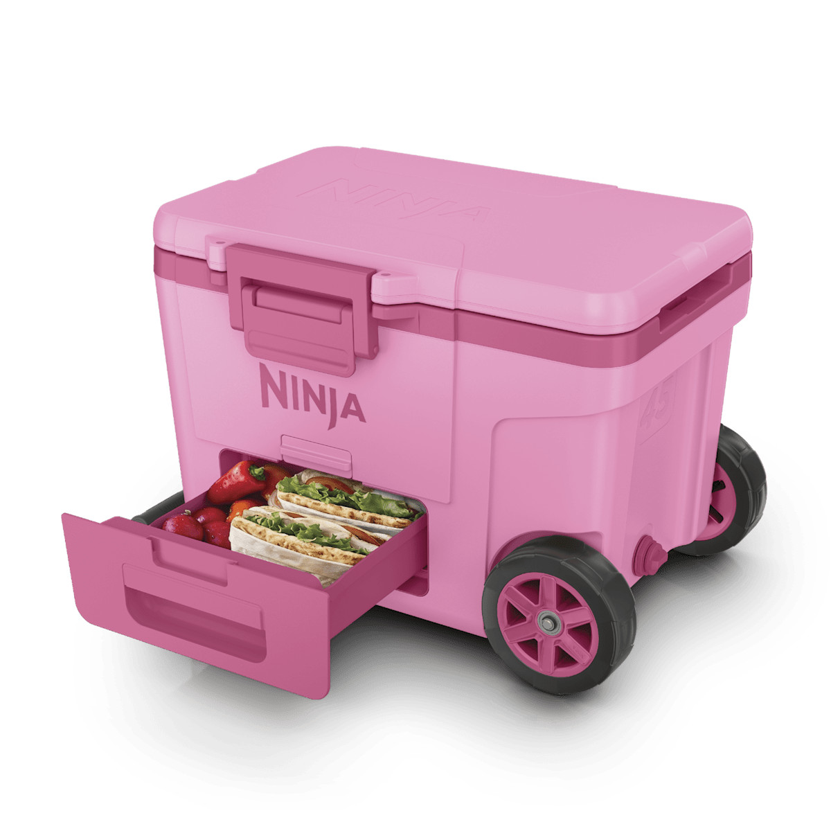 Ninja FrostVault 45qt Wheeled Cooler with Dry Zone, Poolside Punch | FB245BP | SharkNinja | SharkNinja