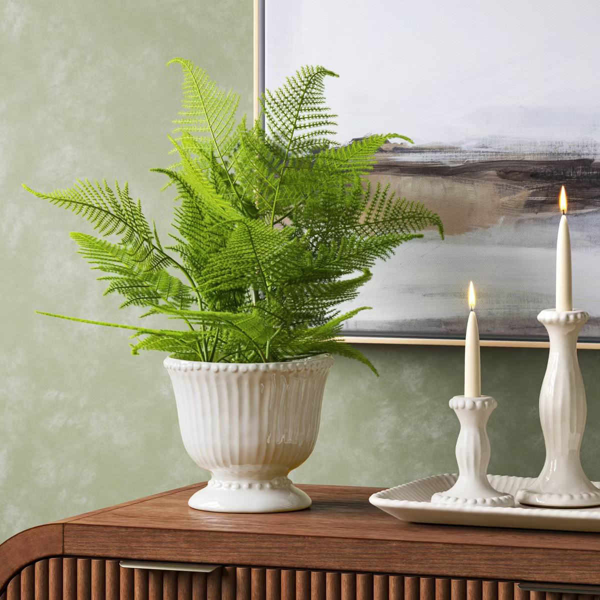 Beaded Ceramic Planter Ivory - Threshold™ | Target