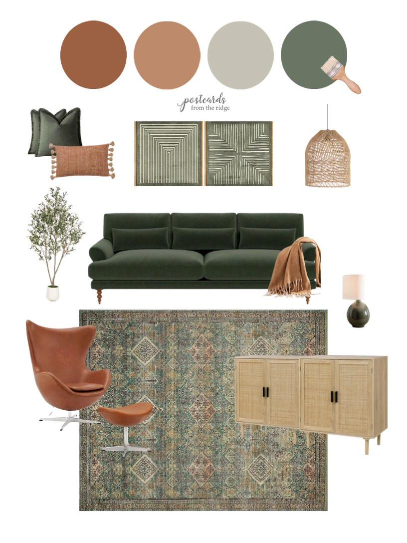 A living room with green and rust is always welcoming and stylish. 

#LTKHome #LTKSaleAlert #LTKStyleTip