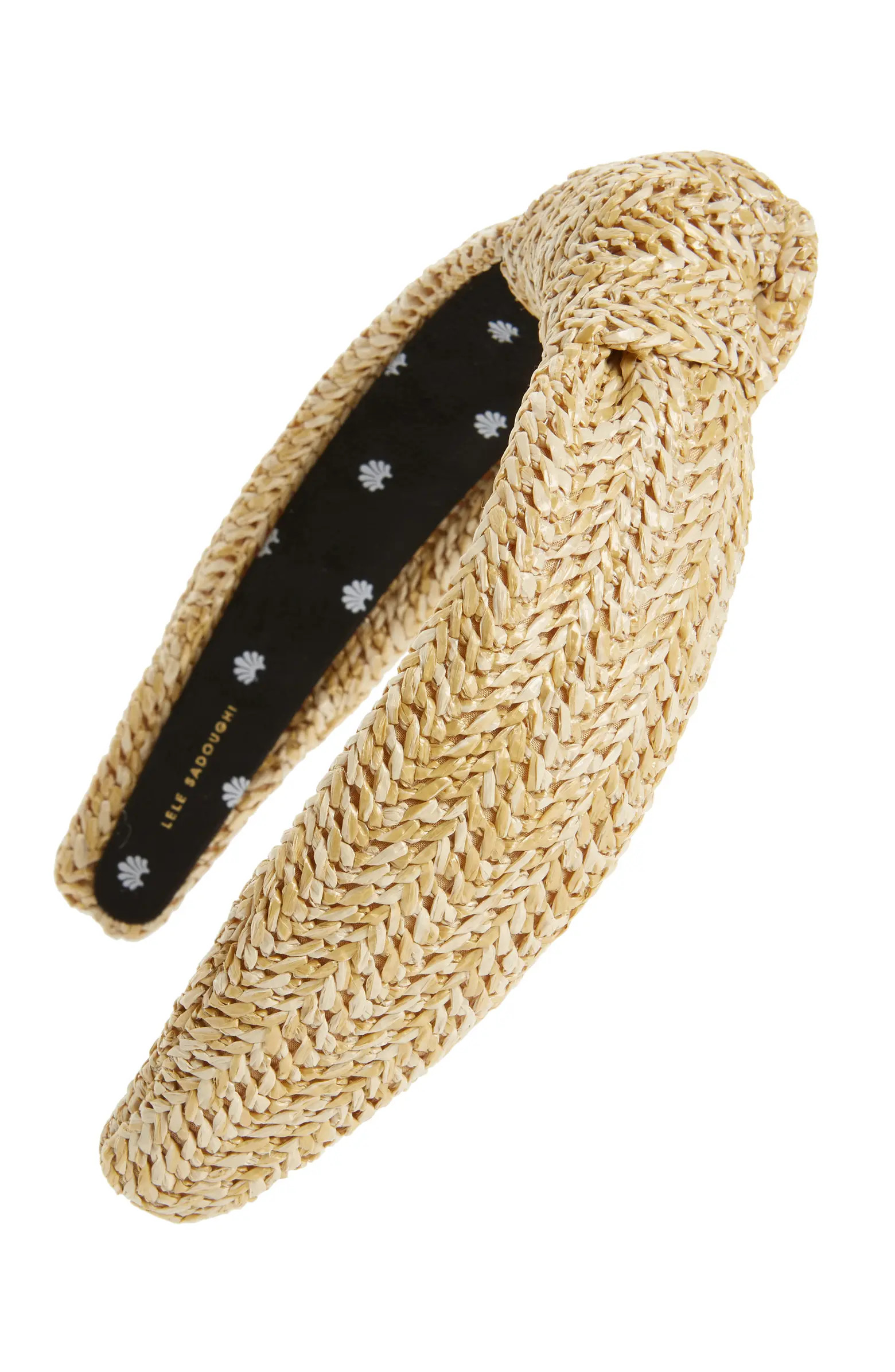 Lele Sadoughi Raffia Knotted Headband | Nordstrom | Nordstrom