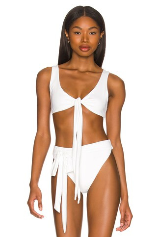 Good American 10 Ways To Wear Bikini Top in White from Revolve.com | Revolve Clothing (Global)