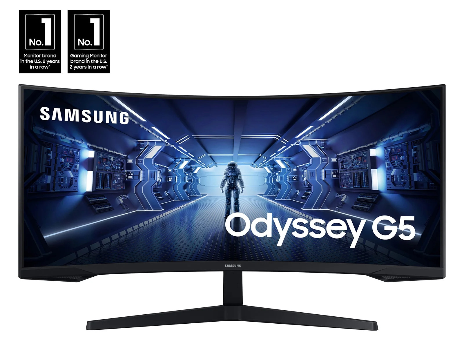 SAMSUNG 34" Odyssey G55T WQHD 165Hz 1ms(MPRT) HDR Curved Gaming Monitor - LC34G55TWDNXZA | Walmart (US)
