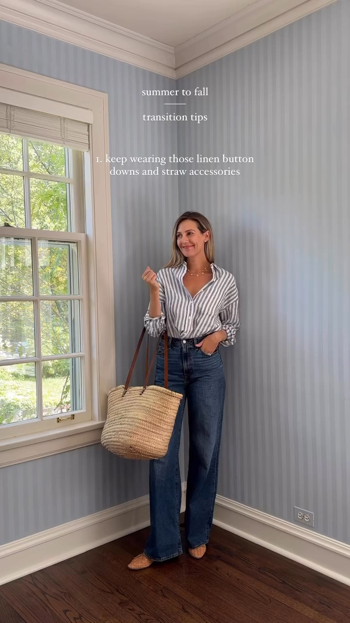 Summer to fall wardrobe transition is subtle, not all at once. The weather takes time to cool down and so should your wardrobe! Try these tips on those days when the temps start fluctuating. 

Fall style
Outfit idea
Denim styling

#LTKSeasonal #LTKStyleTip